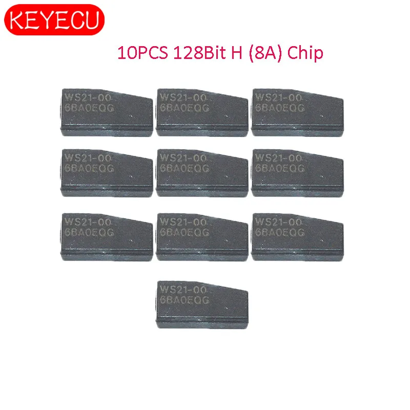 KEYECU 10 шт. W-S21 пустой H чип 128 бит 8A H женский чип для Toyota Corolla P5 P6 двойной открытый чип Ralink prado eiz Camry P6 чип
