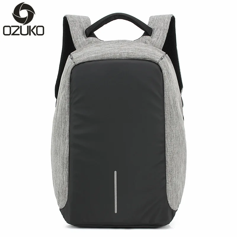 

New Oxford Cloth Shoulder Bag male creative fashion computer backpack USB charging and leisure anti-theft Backpack