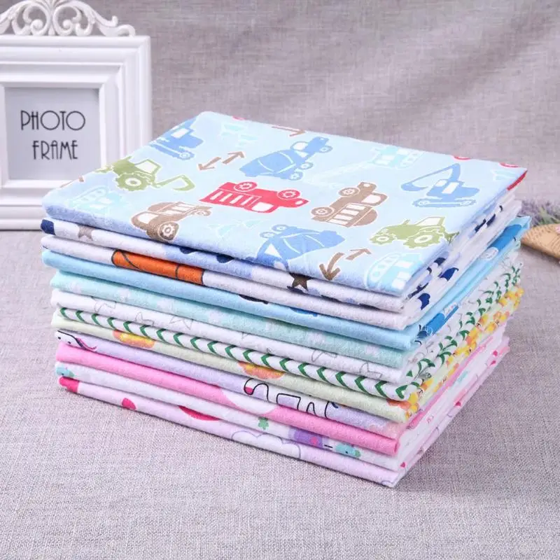 4pcs/Set Cute Printed Baby Blankets Infant Newborn Swaddle Bedding