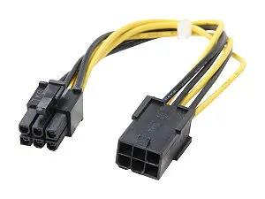 6PIN Процессор материнской линии адаптер Шнур питания 6 P мужчин и женщин |