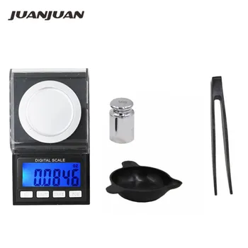 

Portable Mini 50g/0.001g Digital Scale LCD Electronic Capacity Balance Diamond Jewelry High Precision Pocket Scale 40%Off