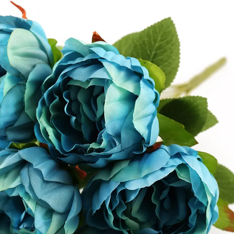 artificial flowers silk peonies bouquet home decoration (15)