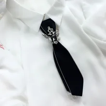 Мужской женский воротник цветок корейский колледж Ветер работа банк профессиональная одежда Униформа двойной галстук-бабочка