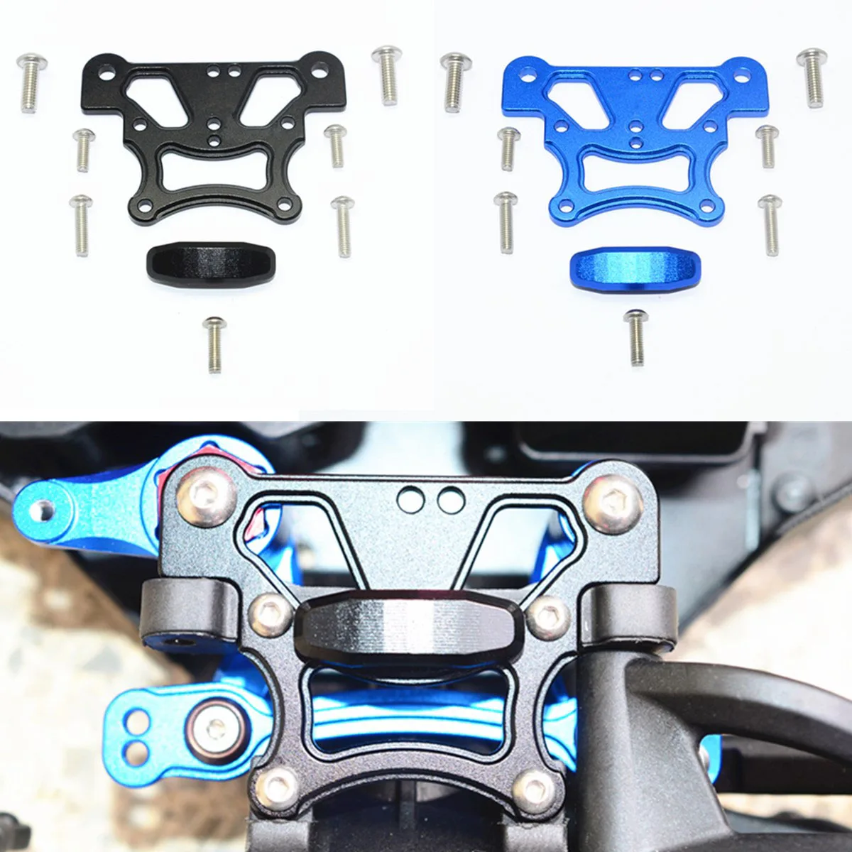 

1 Set Aluminum Alloy Front Steering Plate For For ARRMA 1/8 KRATON TALION SENTON TYPHON RC Car New RC Car Parts