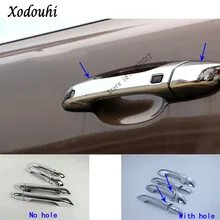 Car body styling detector inner stick frame lamp trim ABS chrome door handle 8pcs for Kia Sportage KX5 2016 2017 2018 for kia sportage 2010 2014 stainless steel auto up bottom door window trim decoration surround windows frame strips 8pcs set