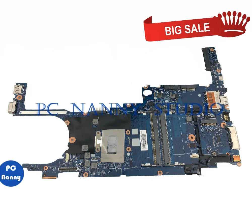 lower price PCNANNY for HP EliteBook 820 G4 Laptop motherboard 914271-601 6050A2854201-MB-A01 SR2ZU i5-7200U te