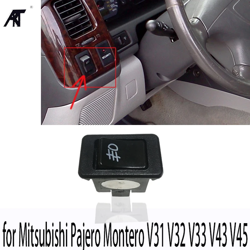 Автомобильный передний или rea туман светильник переключатель для Mitsubishi Montero Pajero V31 V32 V33 V43 V44 V45 V46 1990-2004 MR298215