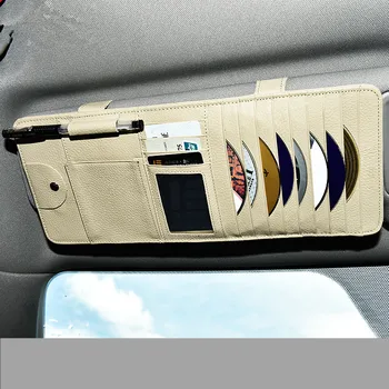 

Leather CD Storage Sunproof Panel For Toyota Highlander 2015 2016 2017 AB077