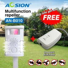 Aosion Free Shipping Eco-friendly Pest Control Ultrasonic Animal Repeller Dog, Cat, Bird Repellent ( Got dog repeller free)