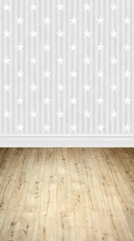 

White Star Gray Grey Striped Wood Floor photo backdrop Vinyl cloth High quality Computer print wall Backgrounds