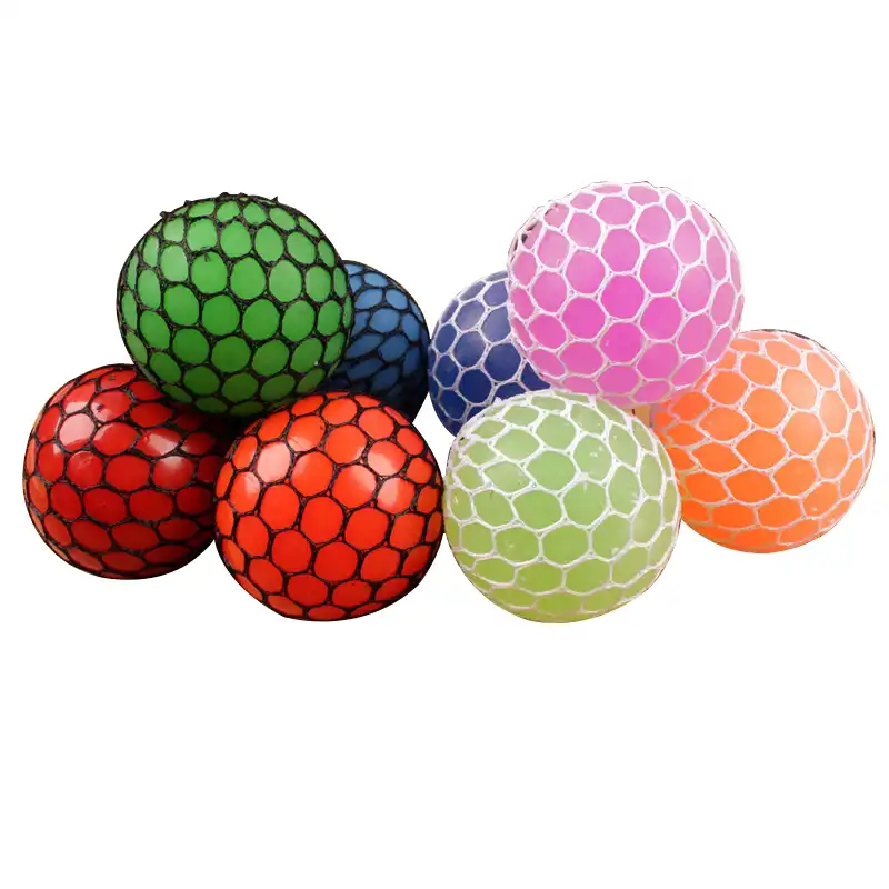 bola antiestres con red