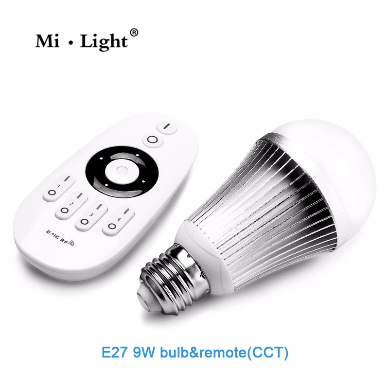 Lâmpadas Led e Tubos 2.4g milight e27 9 w Vida Média (hrs) : 50000