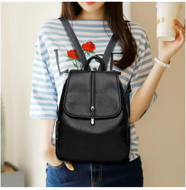 Vanessa’s Concise Square High Heels Genuine Leather Spring Summer Basic Women Pumps 2