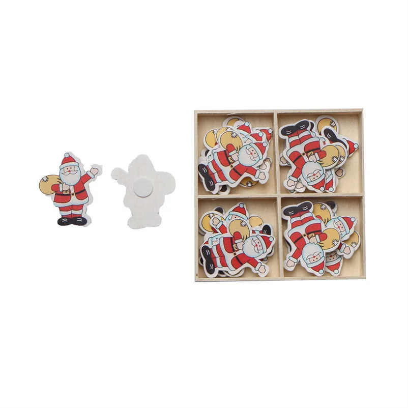 20pcsbox Christmas Wooden Labels Christmas Closet Window Wall Stickers Decor Christmas Decorations For Home N22 (6)