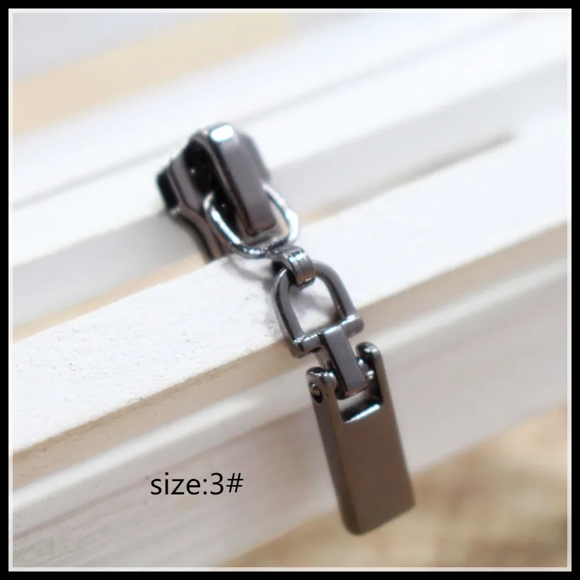 3 Wholesale 10pcs Zipper Sliders Metal Zipper Pulls zipper Head For