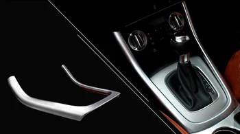 

Left Hand Drive! 1PCS ABS Matte Interior Gear Shift U Shape Cover Decoration Trim For Audi Q3 2012 2013 2014 2015 2016 2017