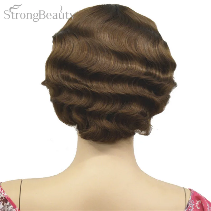 E-47 12# light brown Retro wigs (4)