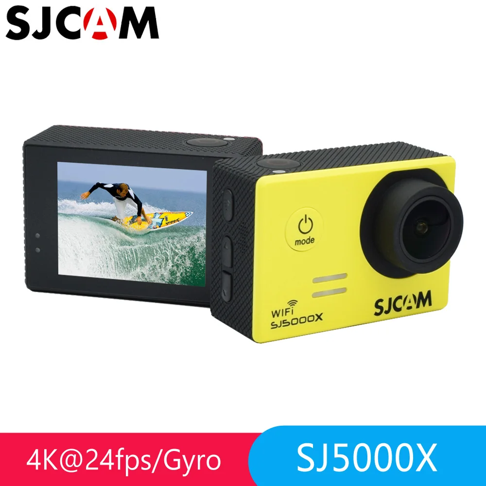 

SJCAM SJ5000X Elite Wifi 4K Action Camera 2.0" Gyro Ultra HD Waterproof Diving Cam 1080P FHD Outdoor Mini Sport DV Helmet Kamera