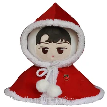 Рождественский наряд для куклы 15-20 см, Рождественский наряд, накидка, одежда и аксессуары для плюшевых вещей, накидка для куклы, мантия, Одежда для куклы