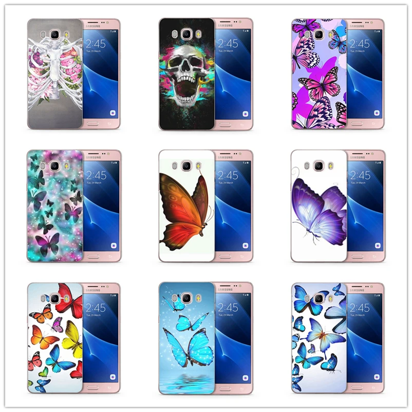 Чехол для Samsung Galaxy A3 A5 2016 2015 2017 prime J1 J2 J3 J5 J120 J330 S8 G530 Мягкий чехол из ТПУ с бабочка