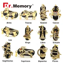 Металлический USB флеш-накопитель Созвездие флеш-накопитель 32 ГБ 16 ГБ 8 ГБ 4 ГБ карта памяти Телец USB 2,0 Скорпион U диск USB флешка Virgo