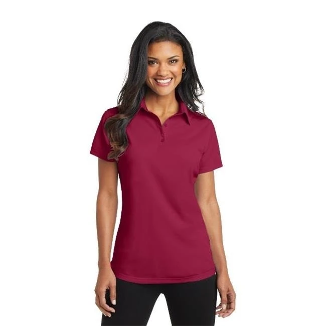 Port Authority L571 Ladies Dimension Polo Red Rush - 3XL