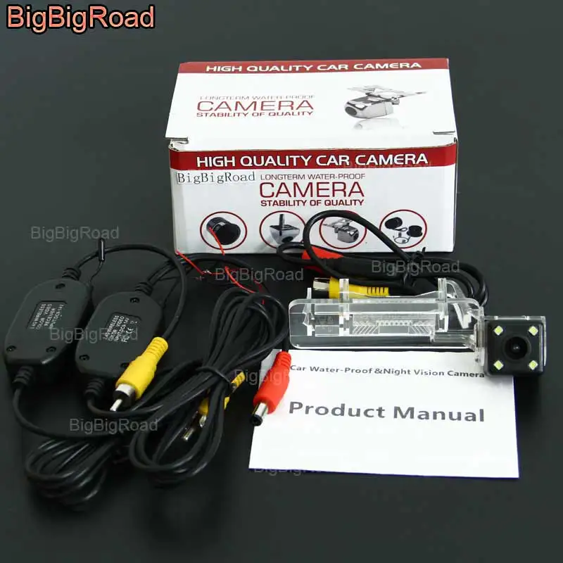 

BigBigRoad For Mercedes Benz Smart ED / Smart Wireless Camera Car Rear View Reversing Camera Night Vision HD CCD Parking Camera