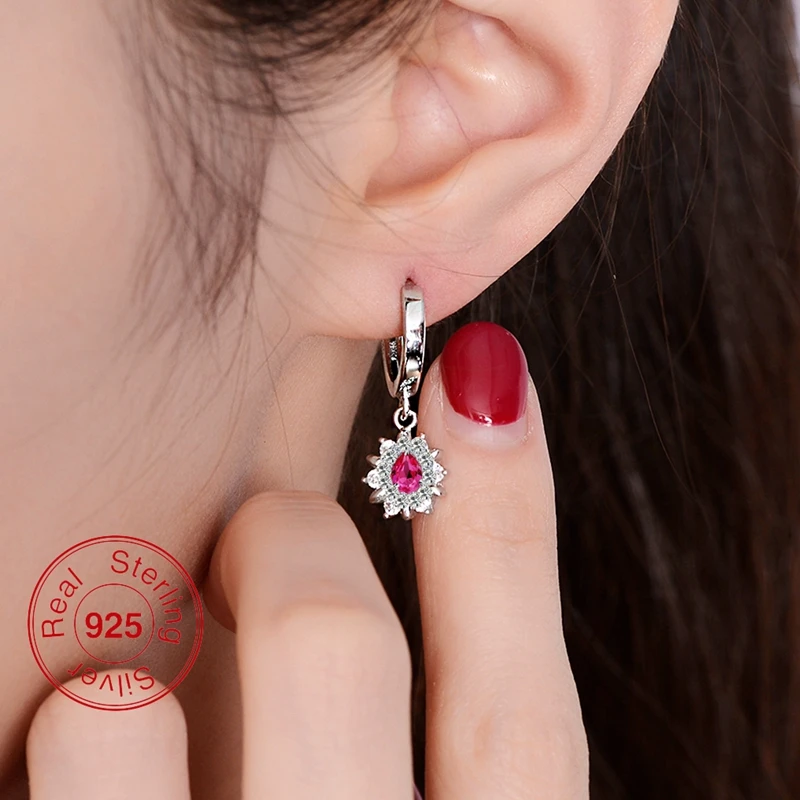 Женские серьги подвески из серебра 925 пробы|dangle earing|925 sterlingbeautiful earing |