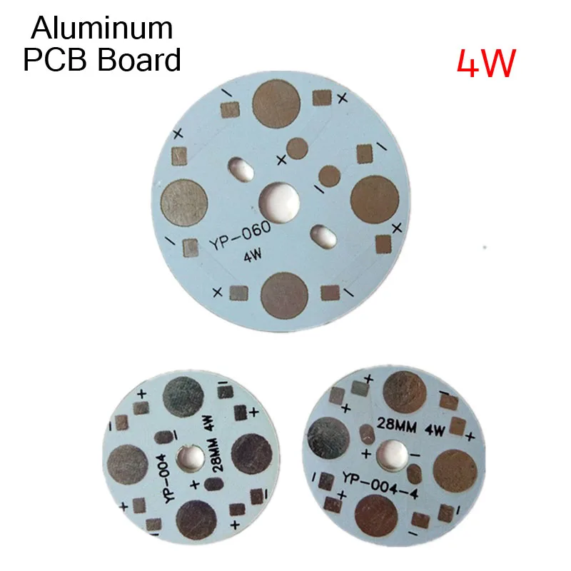 

DIY ,bulib light 12V Substrate Radiator for LED Chips 4W Light Panel PCB Board Low Voltage Base Aluminum Plate