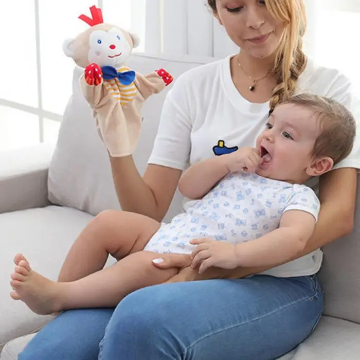 Детское полотенце, милая мультяшная кукла, плюшевая игрушка, кукла, ручная кукла, игра для рассказов FJ88
