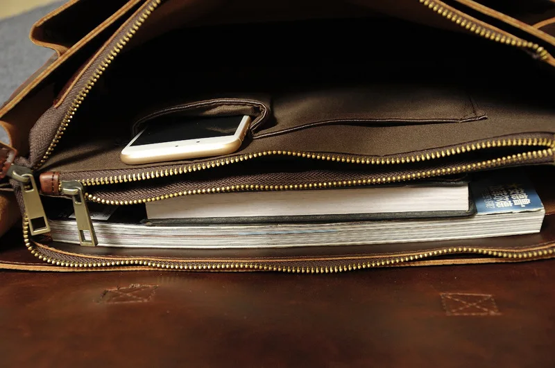 ZYJ Винтаж Для Мужчин's бизнес кожаный портфель для ноутбука сумки слинг путешествия повседневные плеча портфель сумка Lawer сумочка