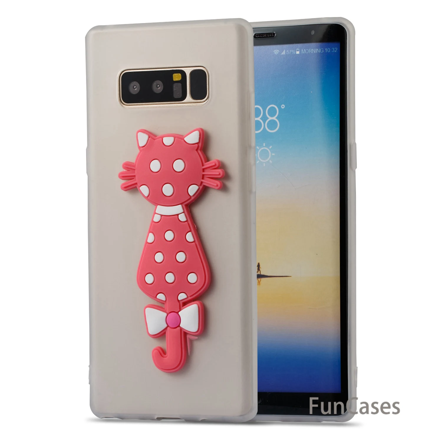 Модная чехол СПС Etui samsung Примечание 8 Мягкий силиконовый для телефона защиты
