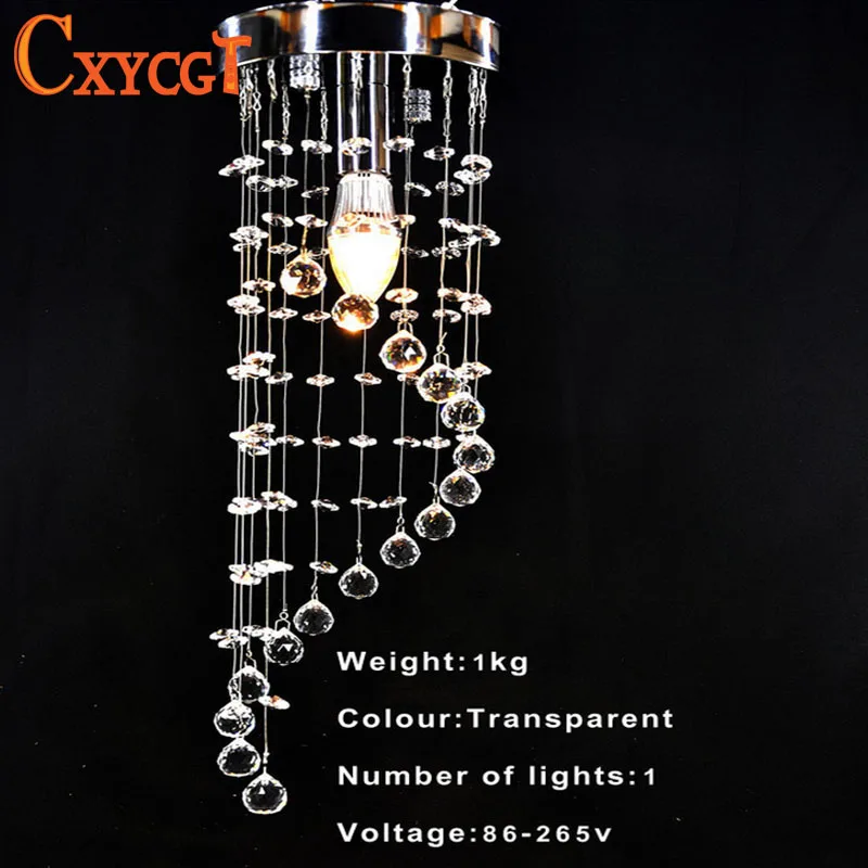 

Crystal Chandelier Lights Modern LED Lamps Lustre Cristal Lighting Corridor