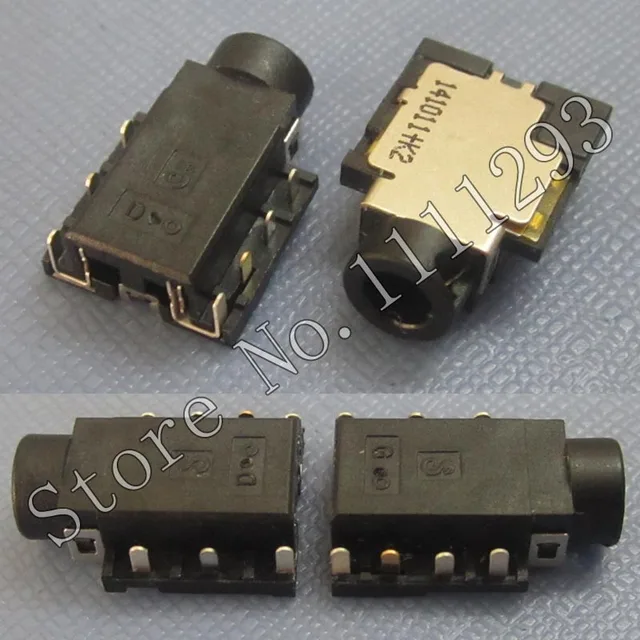 US $15 0 |5pcs/lot Audio Combo Jack Connector for Acer Ausu Dell HP Lenovo Laptop Headphone Microphone Port , PCB to Top H 1 8mm-in Connectors from