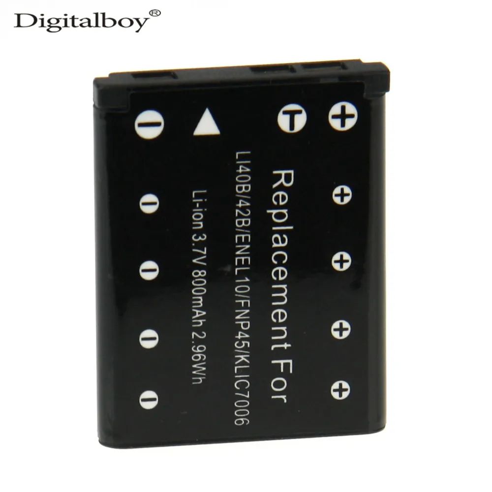 1PCS 800mAh LI 40B LI40B LI 40B LI 42B EN EL10 Digital Replacement