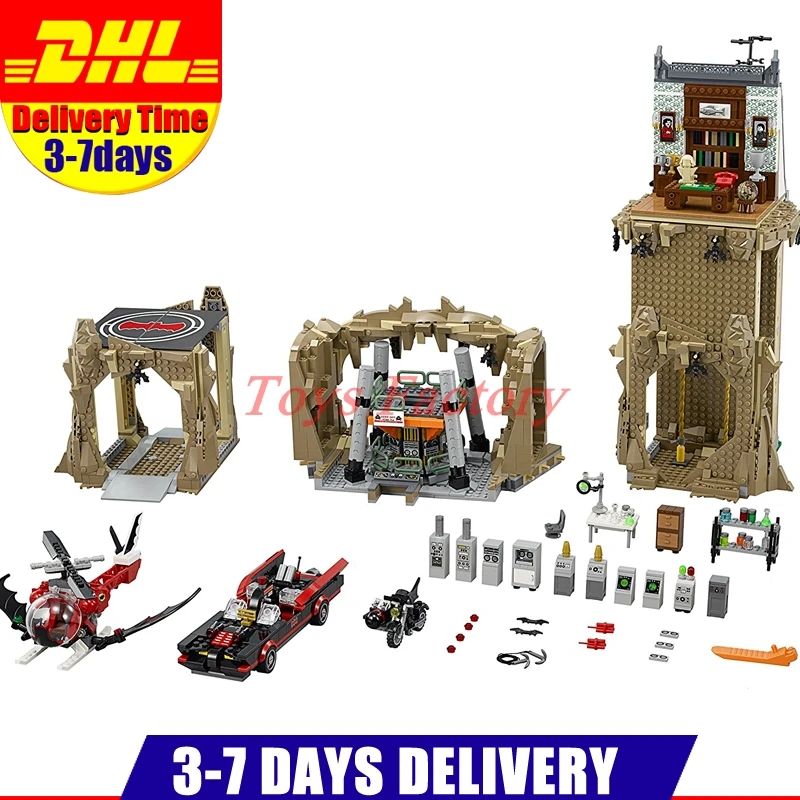 

2019 Lepin 07053 07043 Super Heroes Batman Batcave SHIELD Avengers Model Building Kits Blocks Bricks Toys Clone 76052 76042