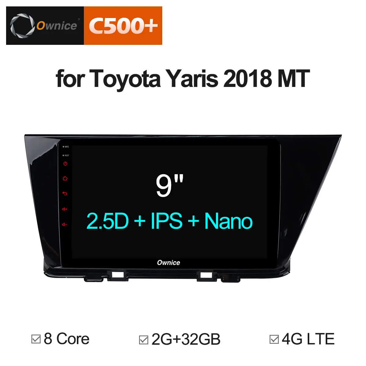 

Ownice C500+ G10 Android 8.1 Car DVD Radio Player for Kia Niro 2017-2018 Radio Stereo Multimedia Player GPS navigation 4G LTE