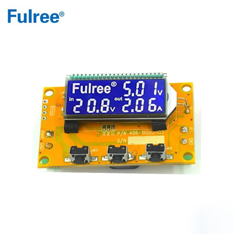 

3A Adjustable Power Supply DC DC Buck Converter Step Down Module 8-40V to 3.3-38V with Dual Current/Voltage LED Display