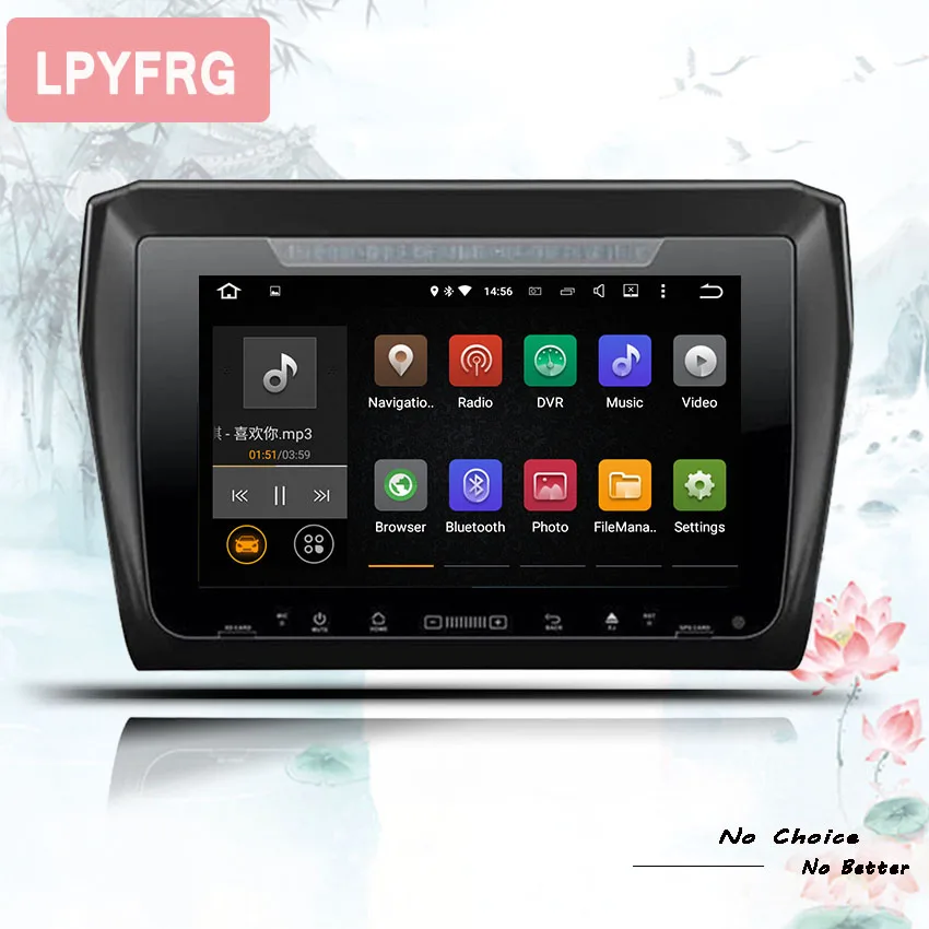 Discount 2 DIN autoradio Android 9.0 4GB ram+64GB rom car dvd player for 2017 2018 suzuki swift auto multimedia gps stereo tape recorder 3