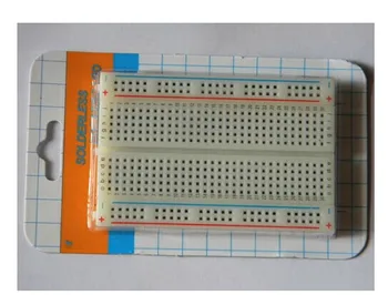 

Free shipping Quality mini bread board / breadboard 8.5CM x 5.5CM 400 holes