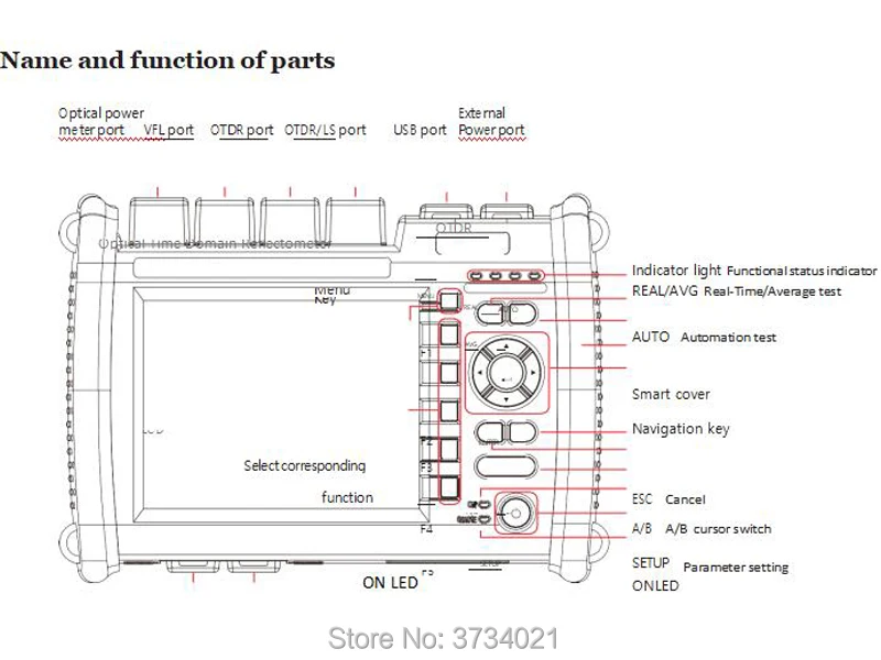 NK5600 волоконно-оптический OTDR 30/32DB однорежимный переключатель 1310/1550nm с VFL OPM источник света Волоконно-оптический рефлектометр