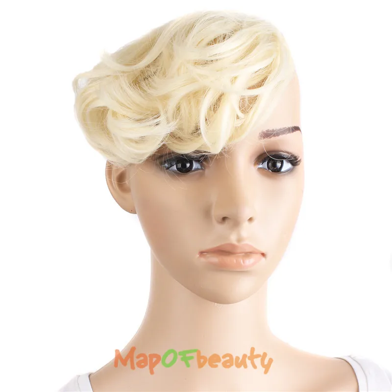 Накладные волосы MapofBeauty розовые красные золотые зеленые 10 видов цветов