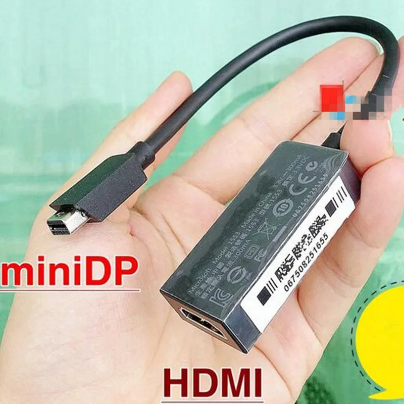 KHY Mini Dp mini Displayport to HDMI AV adapter for Microsoft Surface 3 Surface Pro 3 & Pro 4