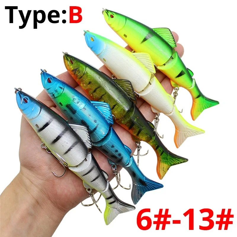 Amlucas طعم سمك مفصلات 5 نموذج أسماك الاصطناعي الطعم الثابت الصيد Wobblers Swimbait الأسماك الكارب الصيد Crankbait WW1101 Amlucas طعم سمك مفصلات 5 نموذج أسماك الاصطناعي الطعم الثابت الصيد Wobblers Swimbait الأسماك الكارب الصيد Crankbait WW1101