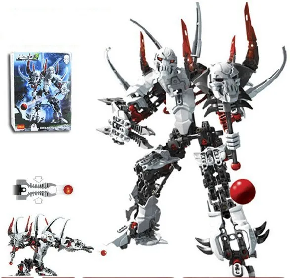 Decool 9768 331pcs Super Hero Factory Compatible font b legoe b font BIONICLEEr War Witch Doctor