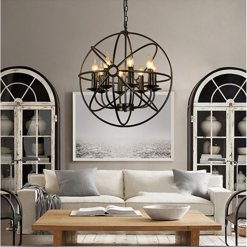 

Christmas European Fashion Vintage Chandelier Candle Lights restaurants Vintage Antique Home Chandeliers For dining room light