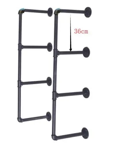 

3 Sets Customized Pipe Shelf 30cm Wide 36cm Spacing
