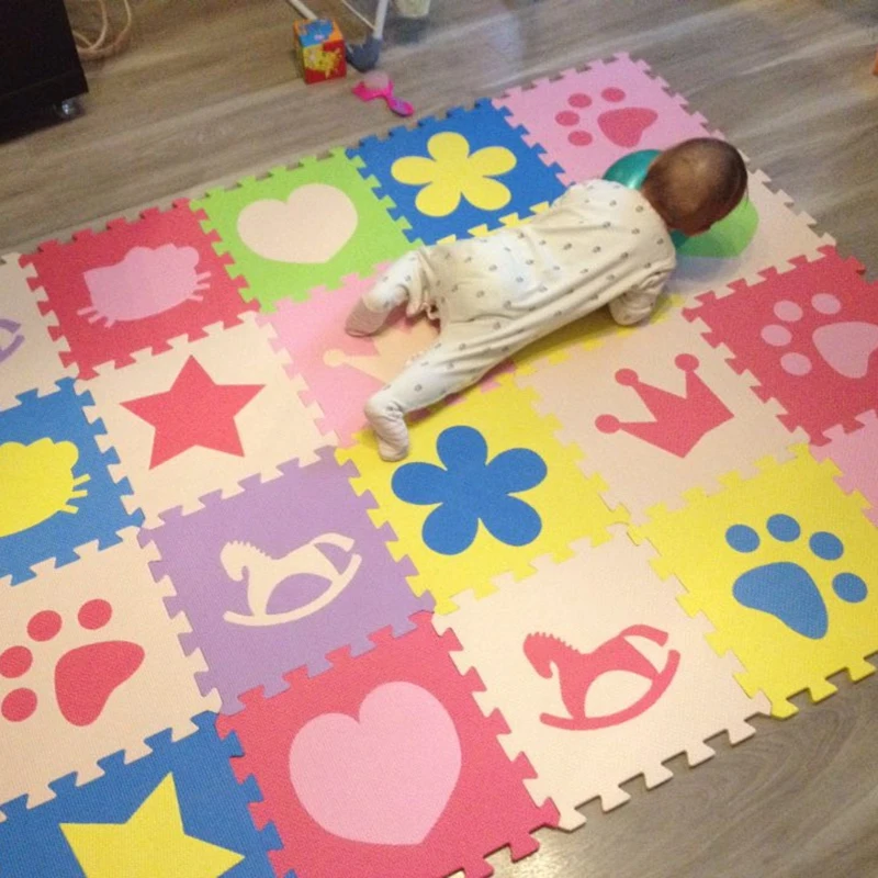 Marjinaa EVA Children s soft developing crawling rugs baby font b play b font puzzle number