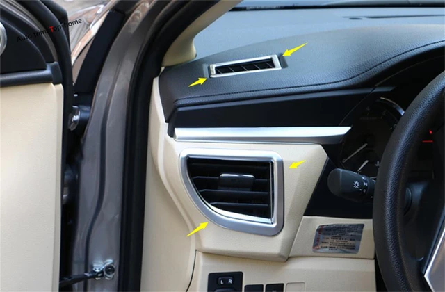 Interior For Toyota Corolla 2017 2018 Abs Dashboard Side Air Interior For Toyota Corolla 2017 2018 Abs Dashboard Side Air Conditioning Ac Outlet Vent Cover Trim