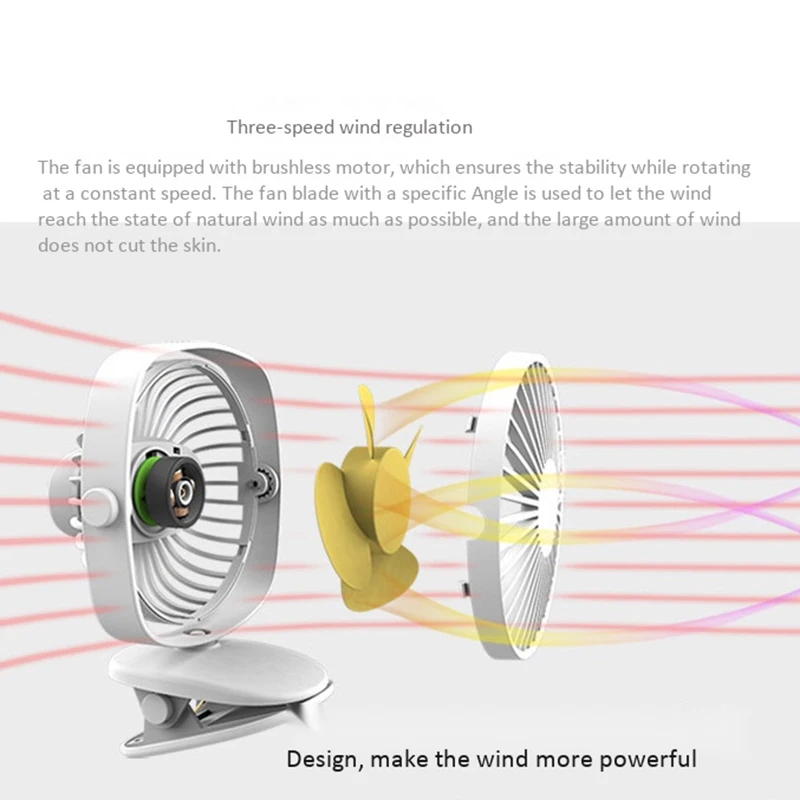 Мини Usb Настольный вентилятор двухсторонний поворотный 360 градусов переносной мини настольный вентилятор охлаждения персональный тихий